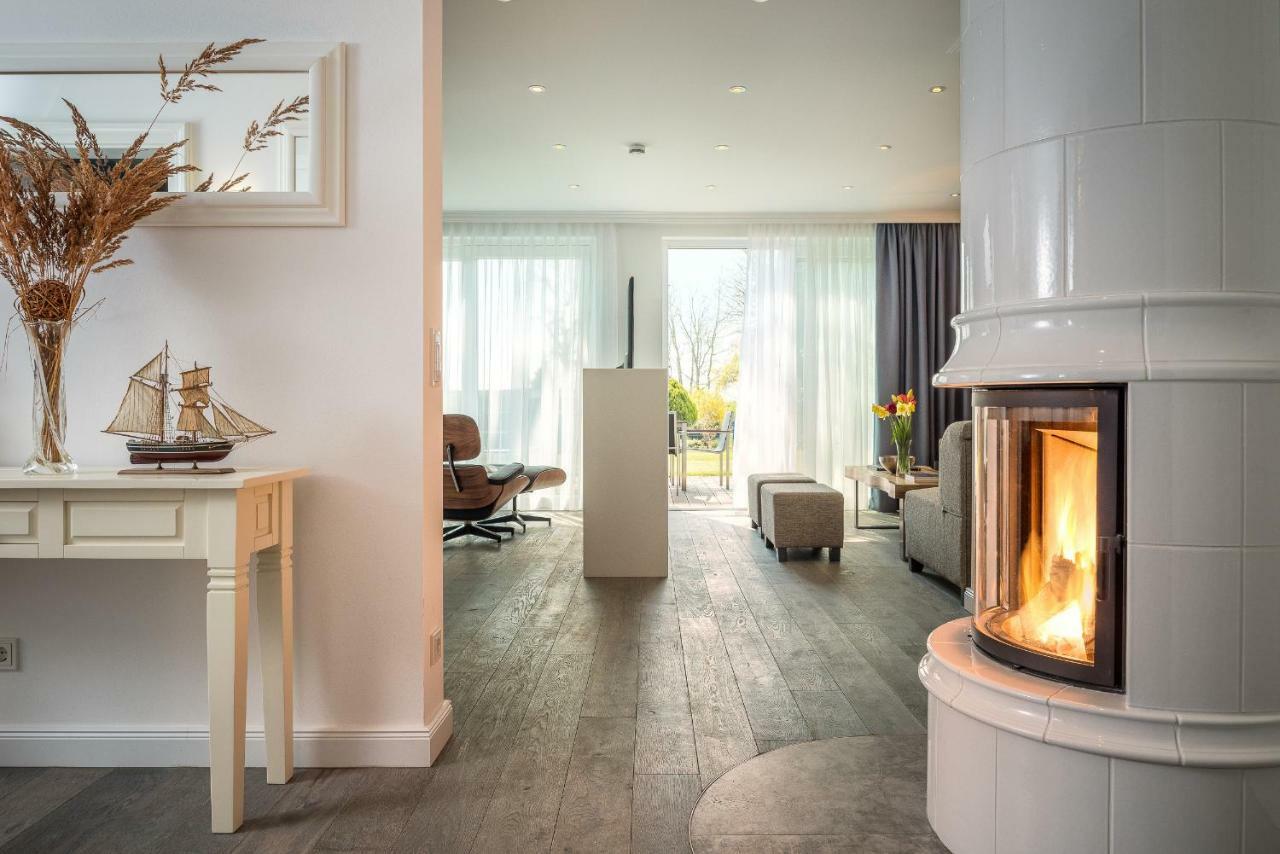 Villa Lotsenhaeuser Ruegen - Luxus Ferienhaus - 3 Schlafzimmer - Sauna - Dachterrasse Mit Boddenblick Бреге Экстерьер фото